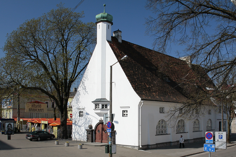 Advendikirik Tallinnas, vaade hoonele. Arhitekt Erich Jacoby