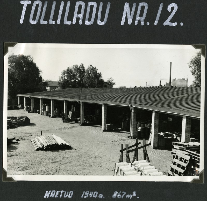 Tallinna Tolliinspektsiooni tolliladu (tolliait) nr 12 Tallinnas