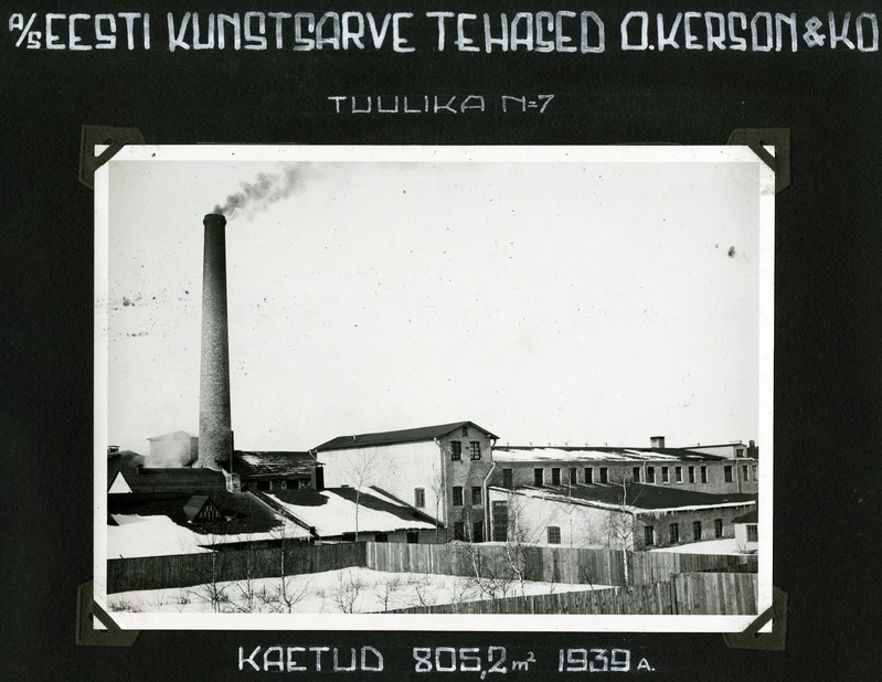 AS Eesti Kunstsarve Tehased, O. Kerson & Ko Tallinnas Tulika tn 7