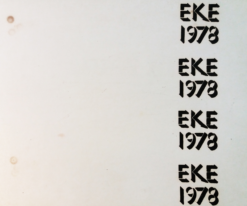 Fotoalbum EKE Projekt 1978