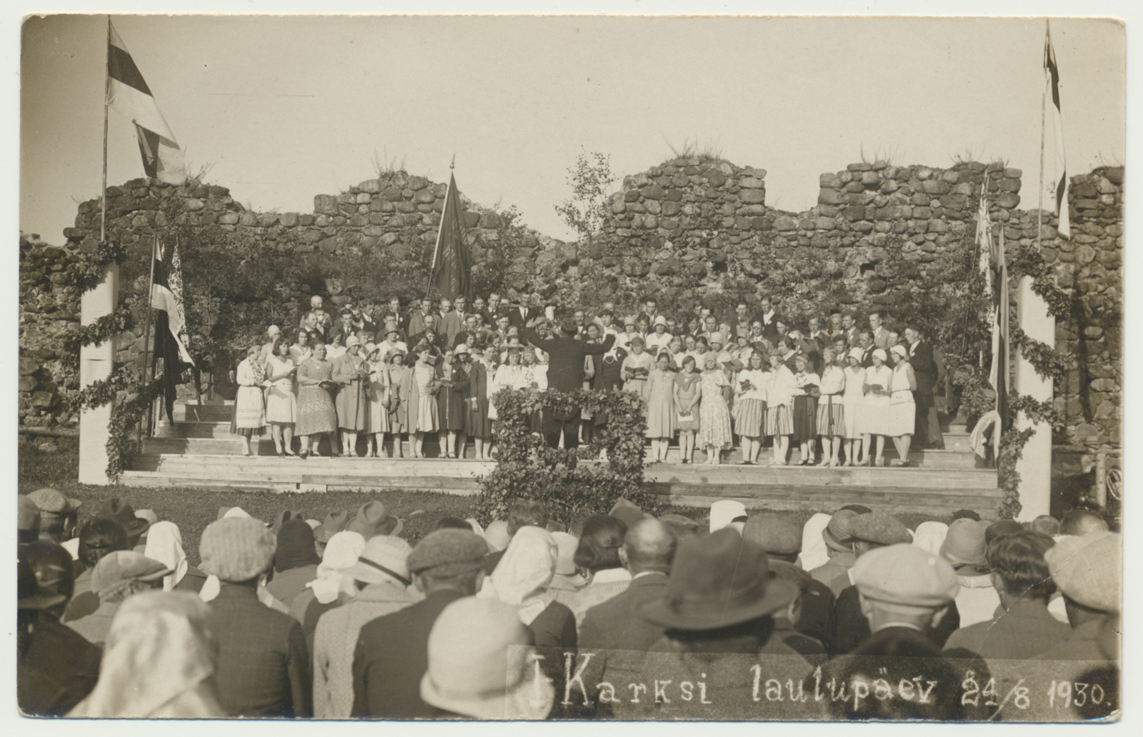 foto, I Karksi laulupäev 1930