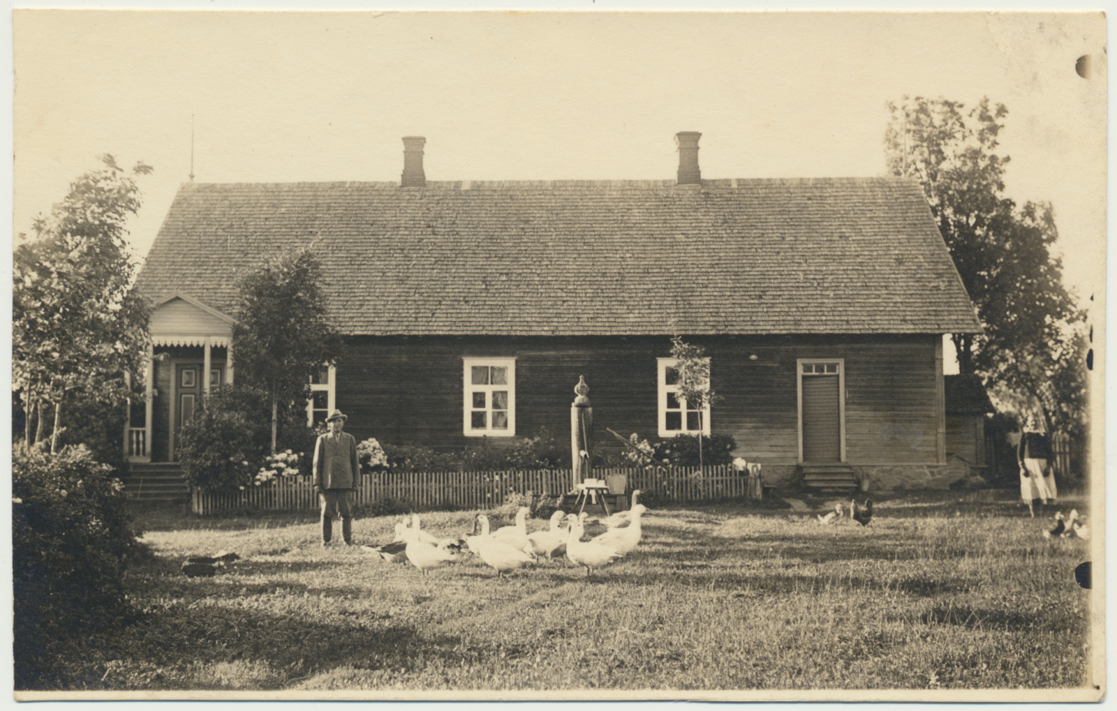 fotopostkaart, Polli vald Äriküla Remsi Arro talu 1932