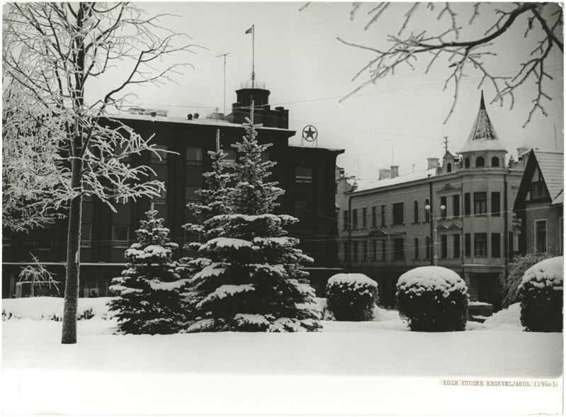 foto Viljandi Keskväljak, Tartu tn 1960 foto E.Veliste