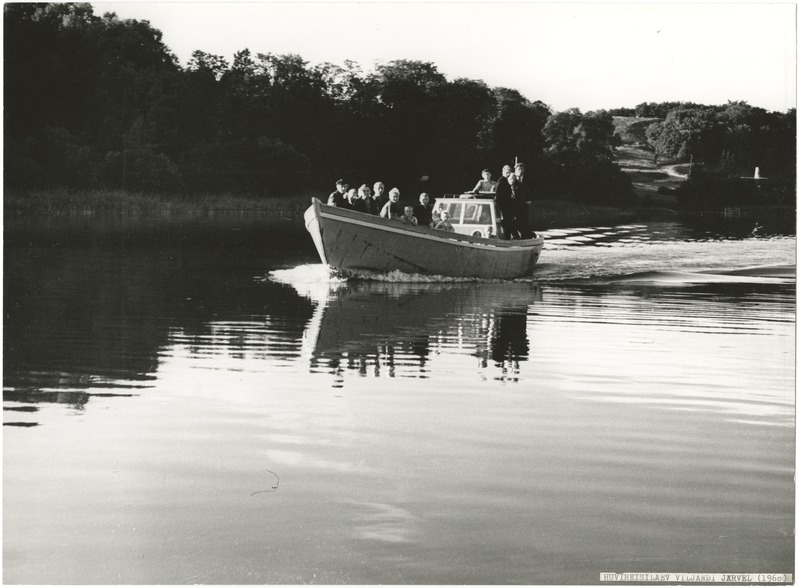 foto Viljandi järv,  huvireisilaev 1960 foto E.Veliste