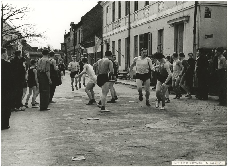 foto Viljandi, Lossi tn, teatejooks 1959 foto E.Veliste