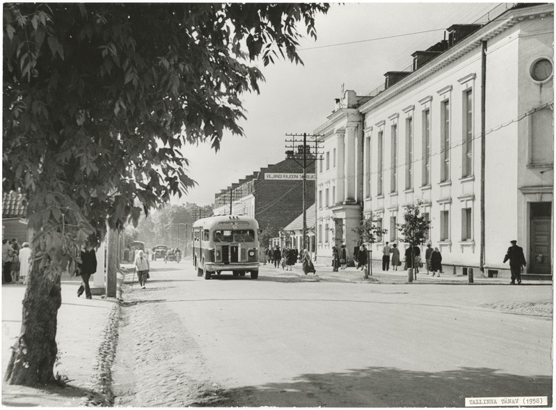 foto Viljandi, Tallinna tn algusosa 1956 foto E.Veliste