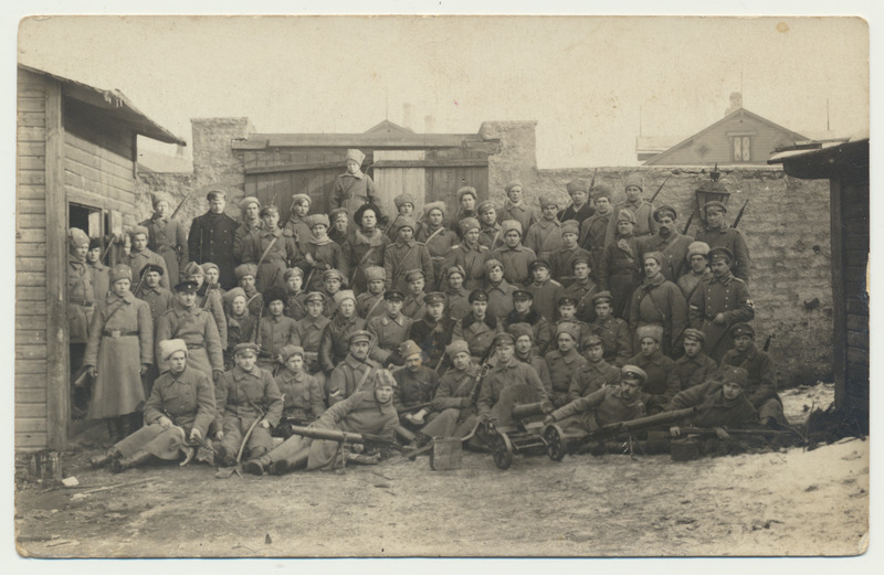 grupifoto, 1. ratsaväepolgu 1. eskadron 1918