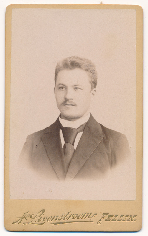 foto Oskar Liigand u 1905 F A.Livenstroem
