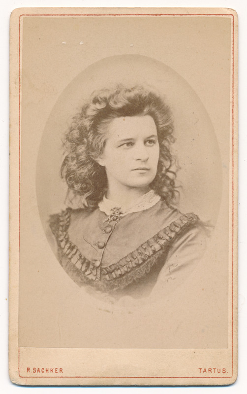 foto Lydia Koidula u 1873 F R.Sachker