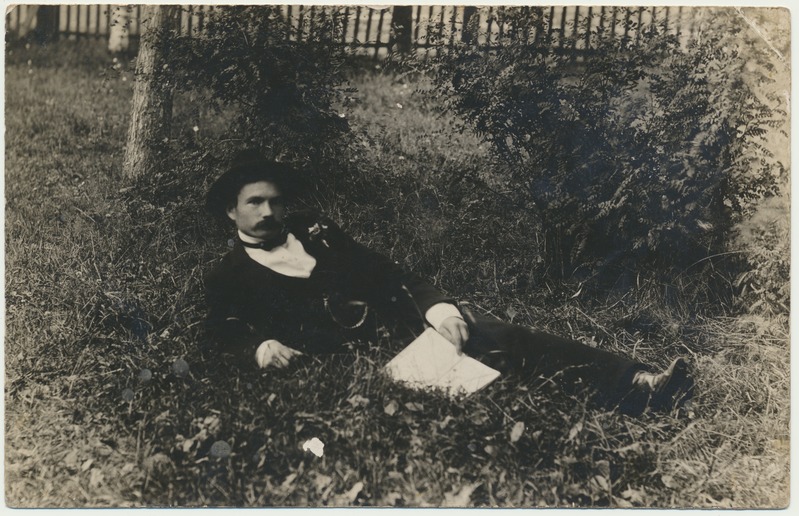 foto August Kitzberg u 1890