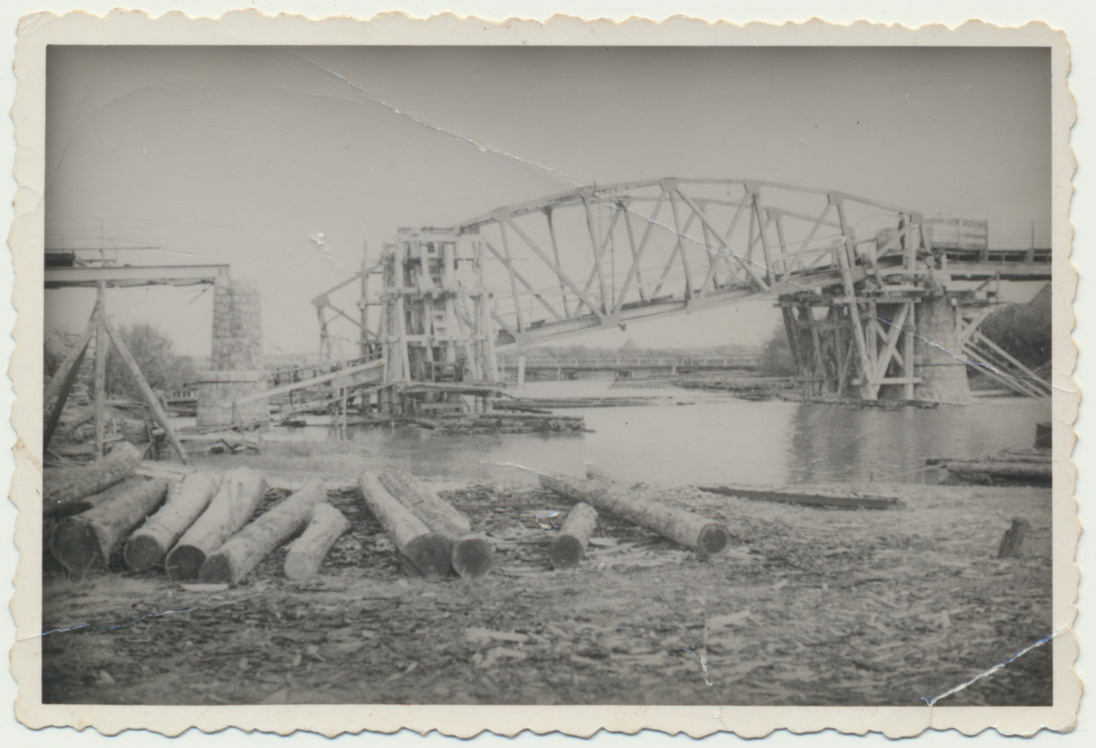 foto, Rannu-Jõesuu sild 1942-1943