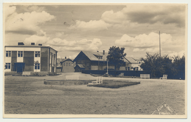 foto Pilistvere khk Võhma eksporttapamaja, haljasala u 1935 foto A.Must