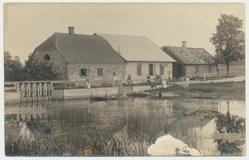foto Suure-Jaani khk Lahmuse jahu- ja villatööstus, veski u 1925