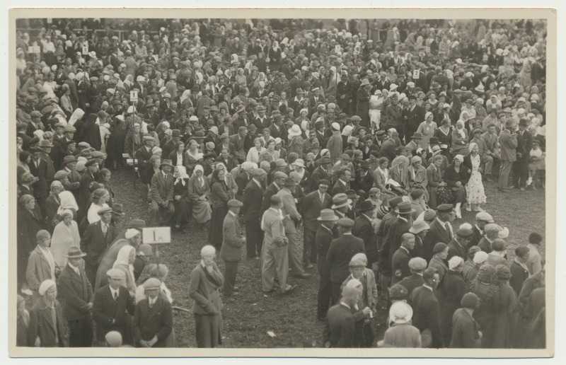 foto Põltsamaa laulupidu, publik 1934 foto A.Michelson (A.Sulev)