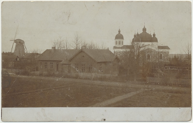 foto pappalusel, Kolga-Jaani kihelkond, Paenaste (Paenasti) mõis, u 1890