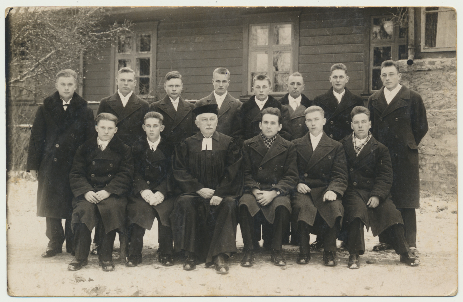 foto, Pilistvere leeripoisid sh õpetaja B.Steinberg u 1931