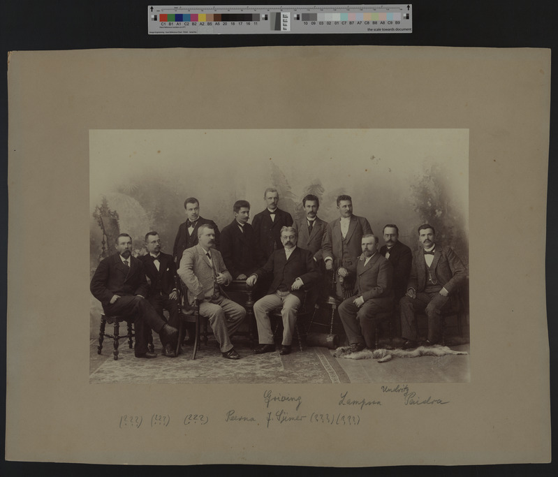 foto R. Griwing'i muusikakursus, osavõtjad sh Jaak Siimer, u 1900 Tartu, foto C. Schulz