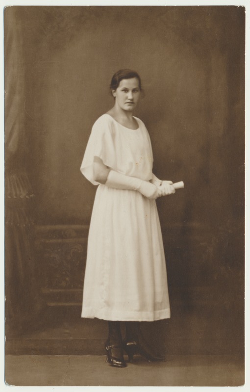 foto, Helmi Kull, leer, 1923.a.