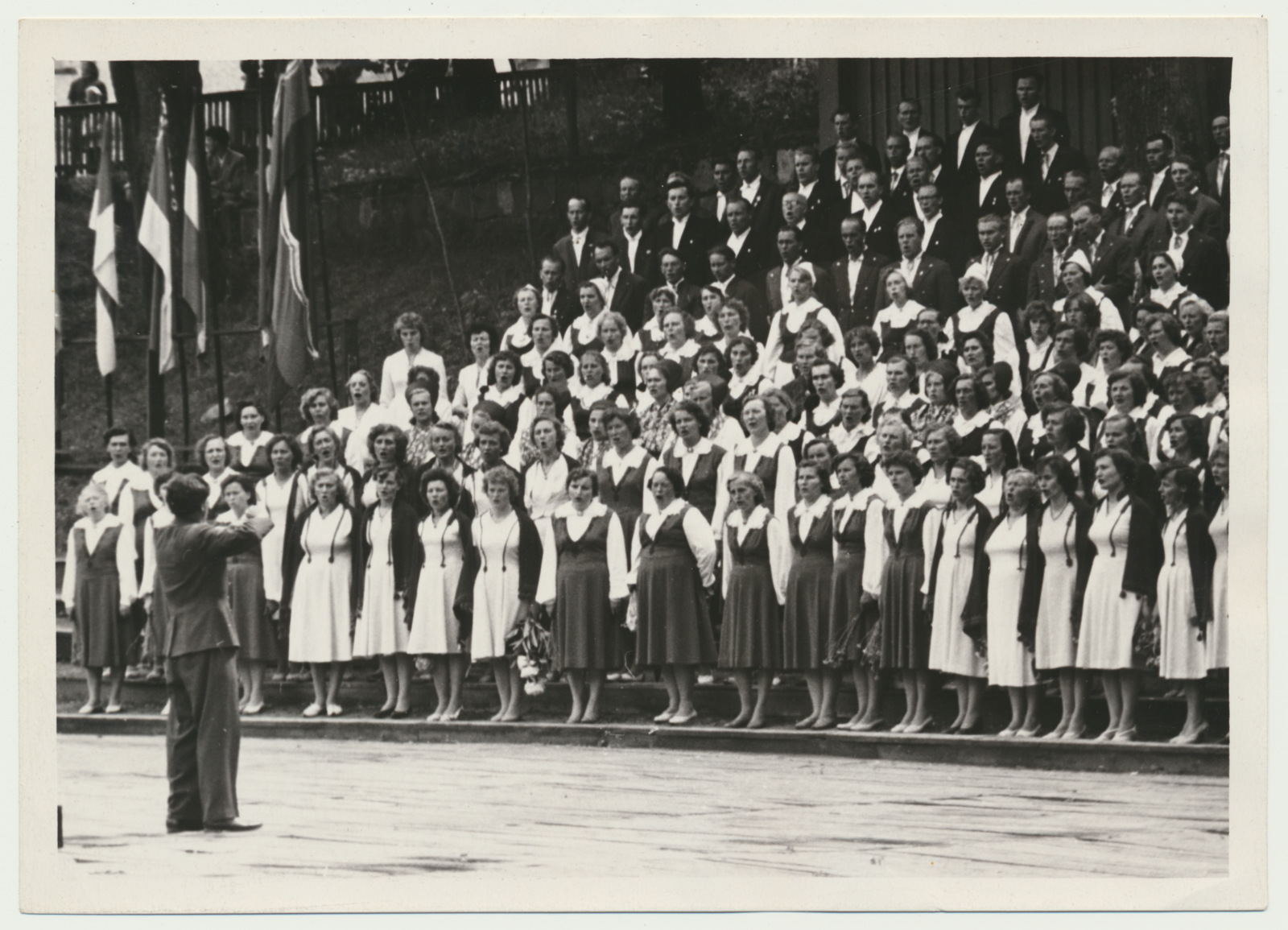 foto Viljandi rajooni laulupäev 1963, foto A.Kiisla