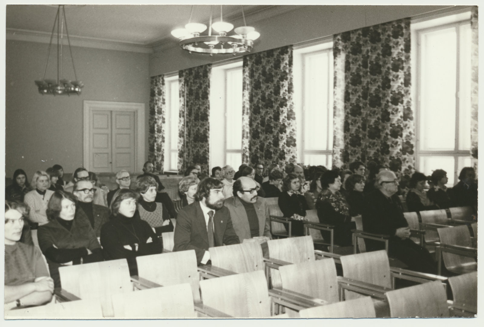 foto Viljandi muuseum 100, konverents, saal 19.12.1979 foto L.Vellema