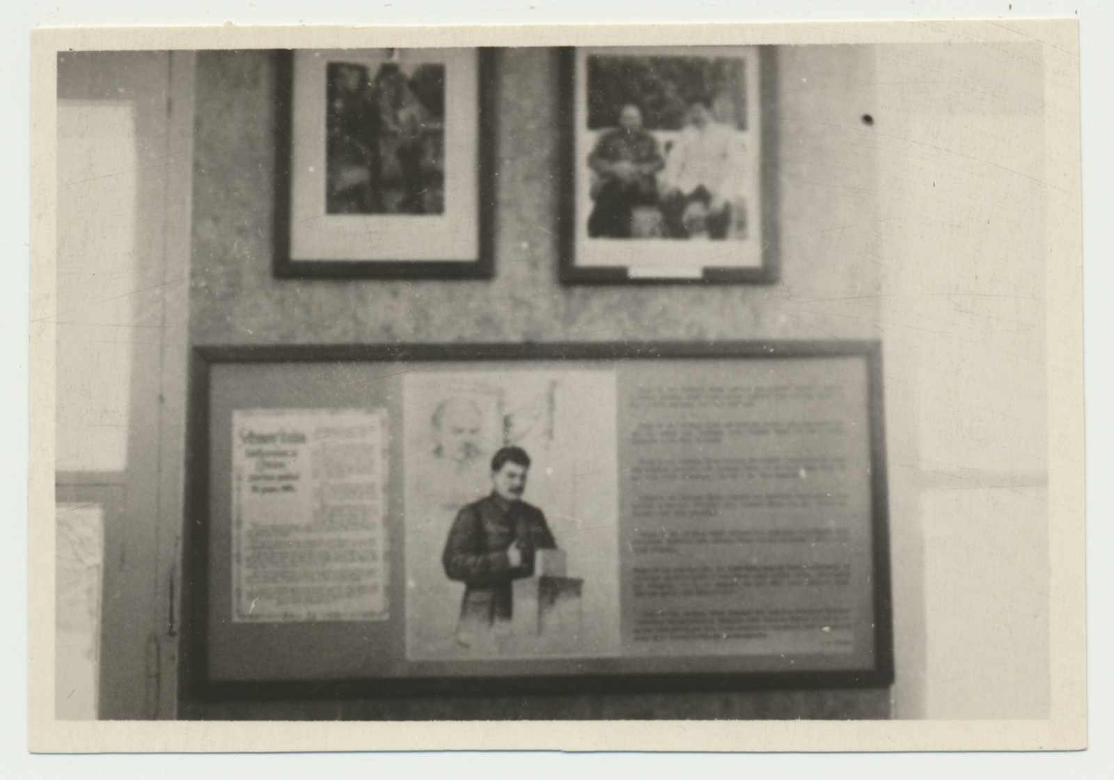 foto Viljandi muuseum, näitus J.V.Stalini elu ja tegevus, 1950 foto T.Parri