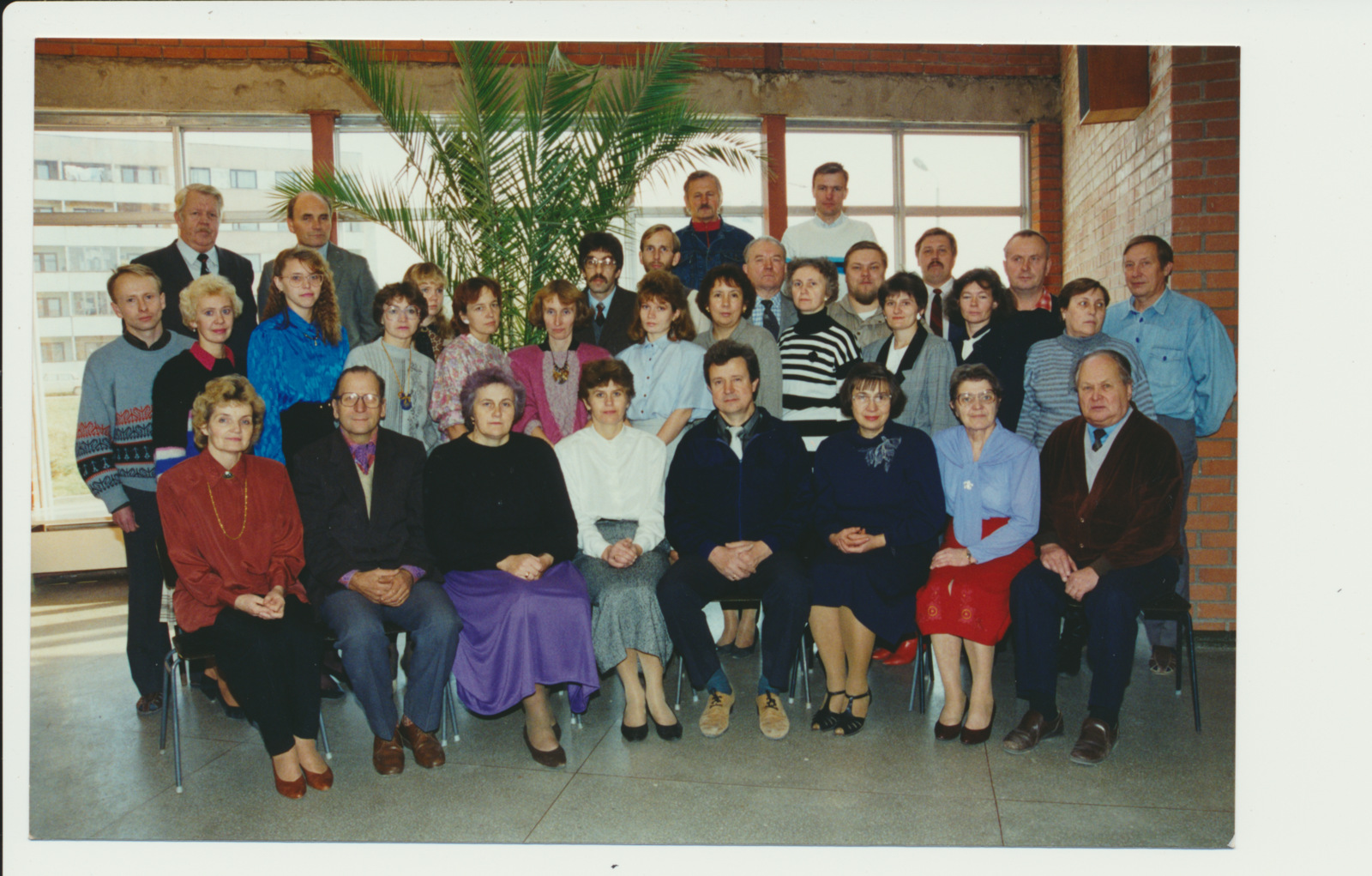 foto, Viljandi Ühendatud Kutsekeskkooli õpetajad, u 1995