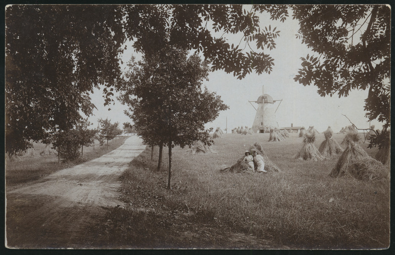 fotopostkaart, Viljandi khk, Karula tuulik, eemalt, u 1925