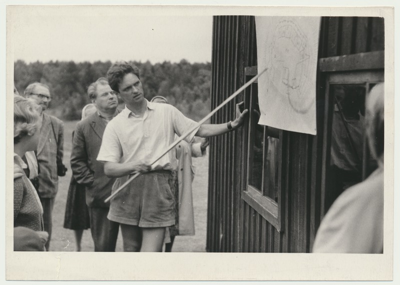 foto Viljandi muuseum, kodu-uurimisring, Lõhavere linnamägi 1962 foto A.Kiisla