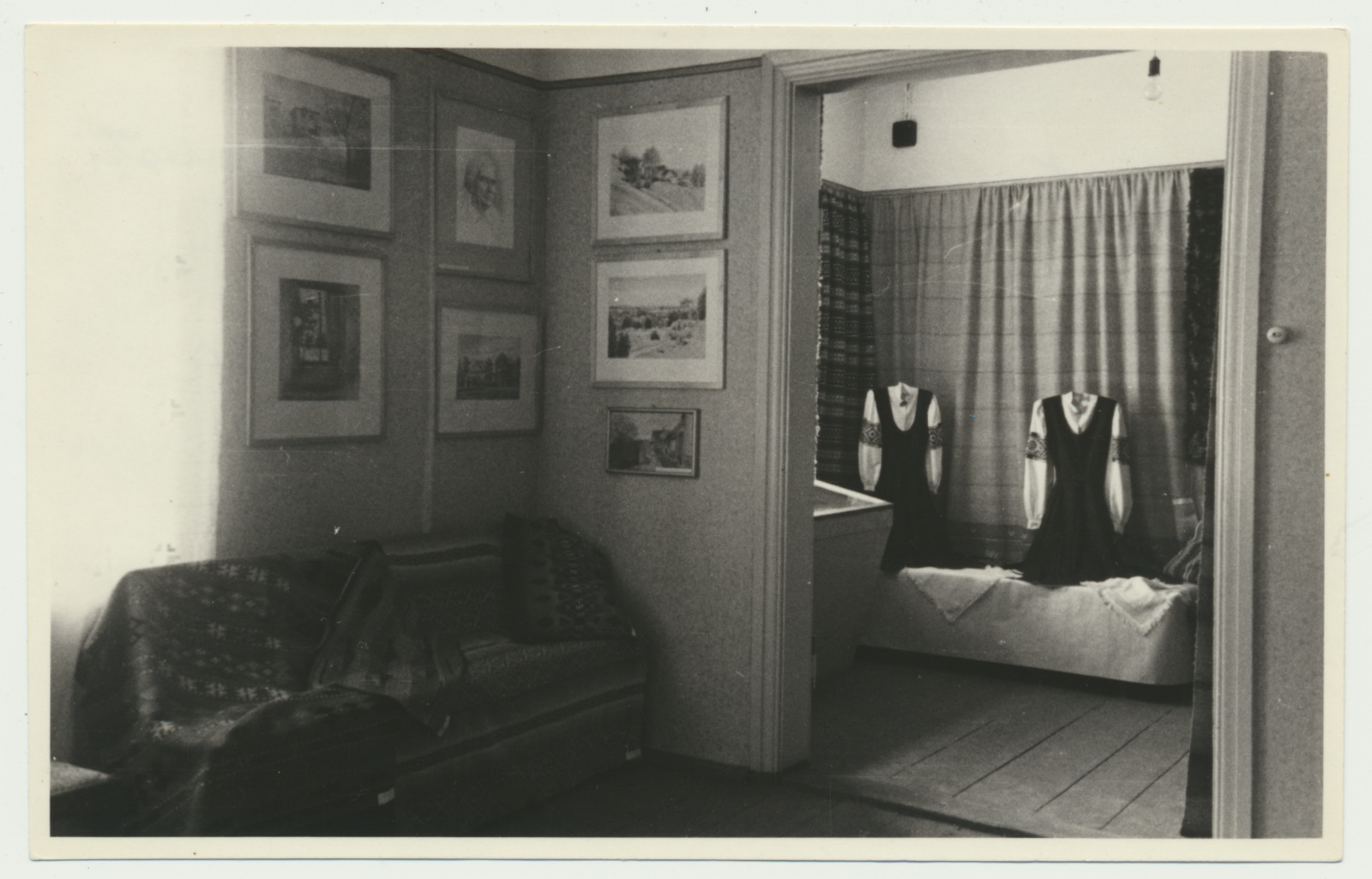 foto Viljandi muuseum, näitus tarbe- ja kujutav kunst 1960 foto L.Vellema
