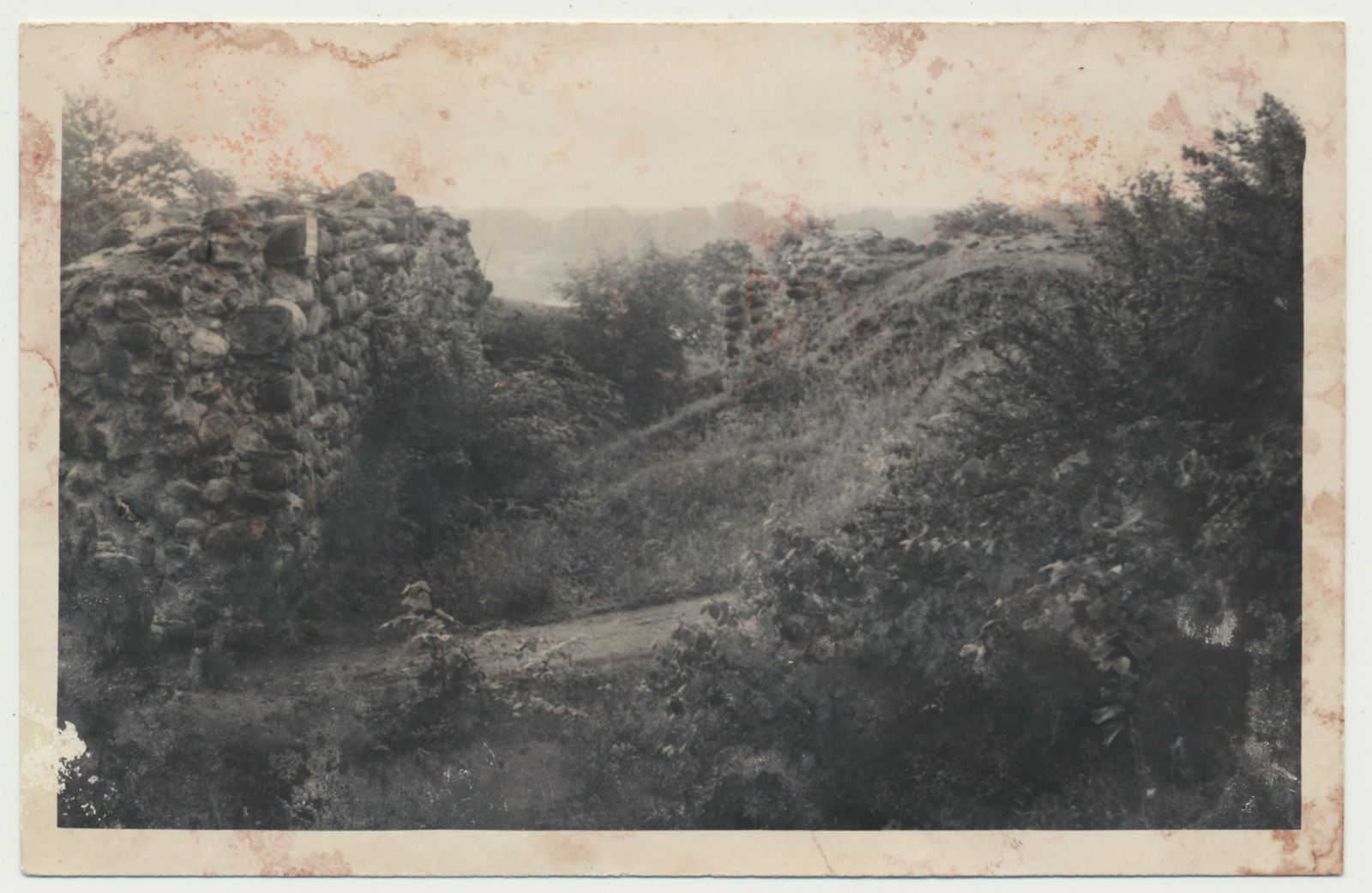 foto Viljandi lossimäed, arheoloogilised väljakaevamised 1939 foto T.Parri