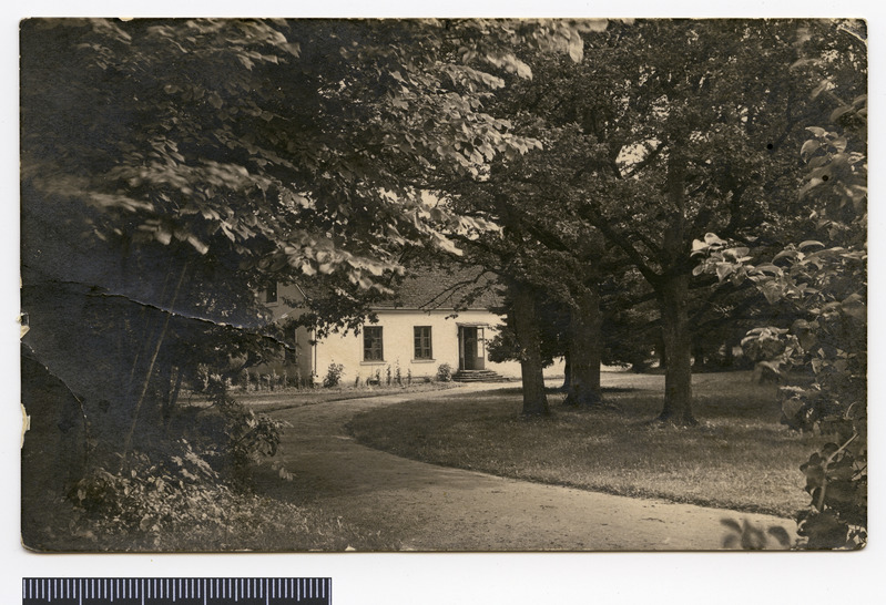 fotopostkaart, Paistu khk, Õisu, valitseja maja, u 1930