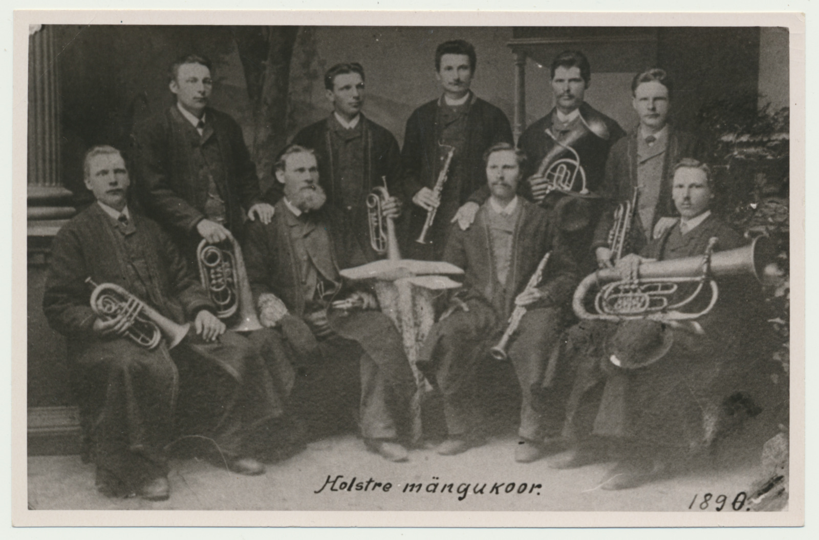fotokoopia Holstre mängukoor 1890, koopia A.Kiisla 1947