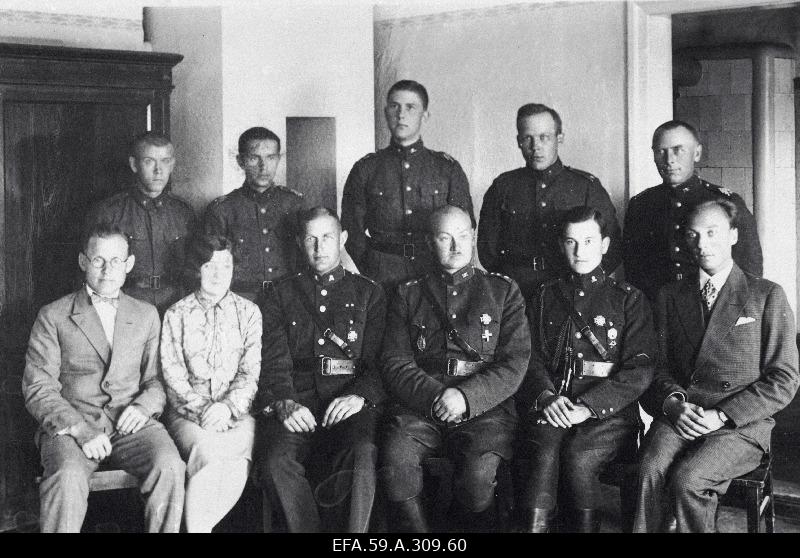 Members of Kuperjanov's single football battalion.