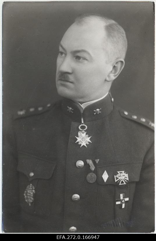 Colonel Lieutenant Lieutenant Vilhelm Kohal, Commander of the Football Battalion of Kuperjanov Üksik.