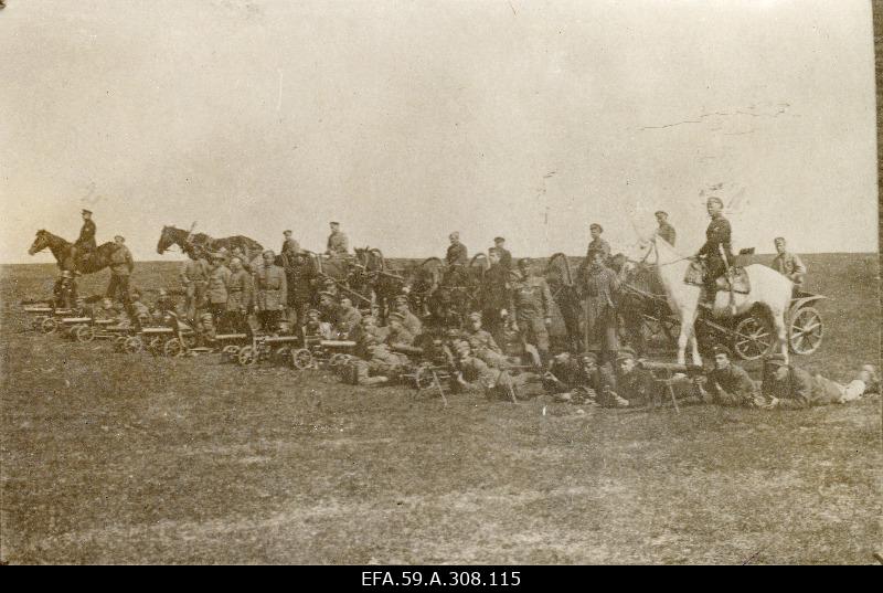 Kuperjanov Party Battalion's bullet lockers.