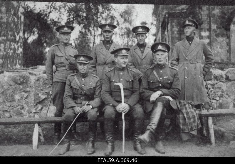 The fighters of the single football battalion of Kuperjanov.