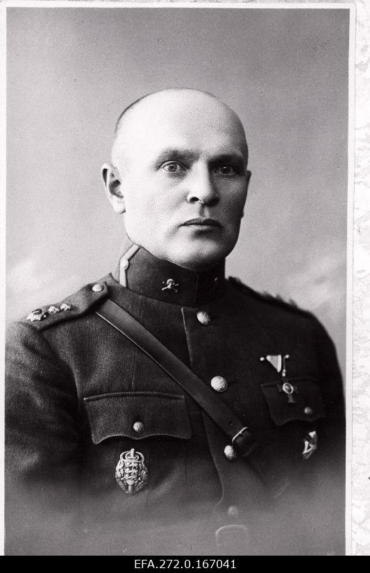 Colonel Lieutenant Eduard Liibus, Commander-in-Chief of the Counter-Power Battalion.