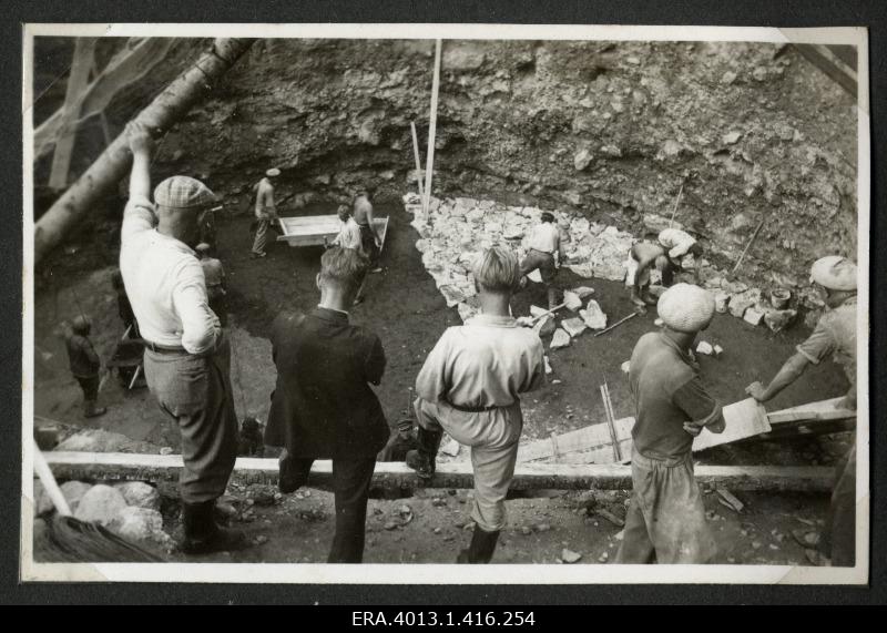 Starting the base wall of the Kehra Cellulose Factory Factory