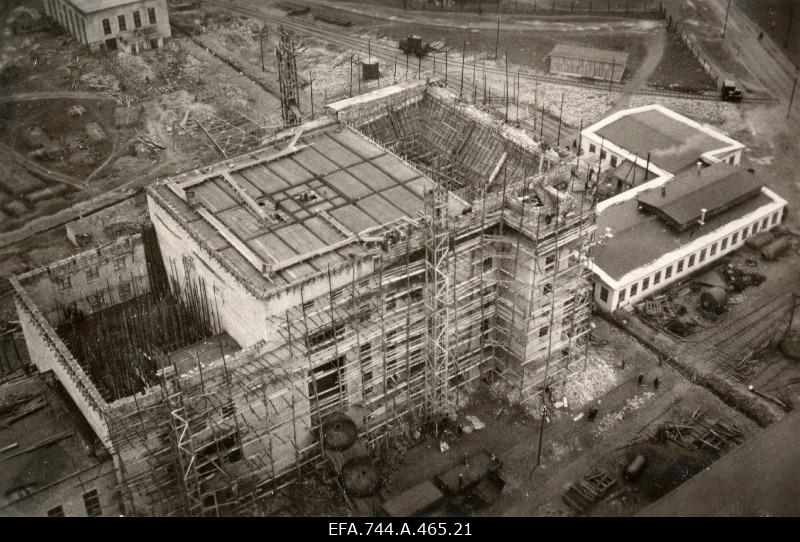 View from the corstine of Kehra Sulfate for the construction of the cellulose factory.