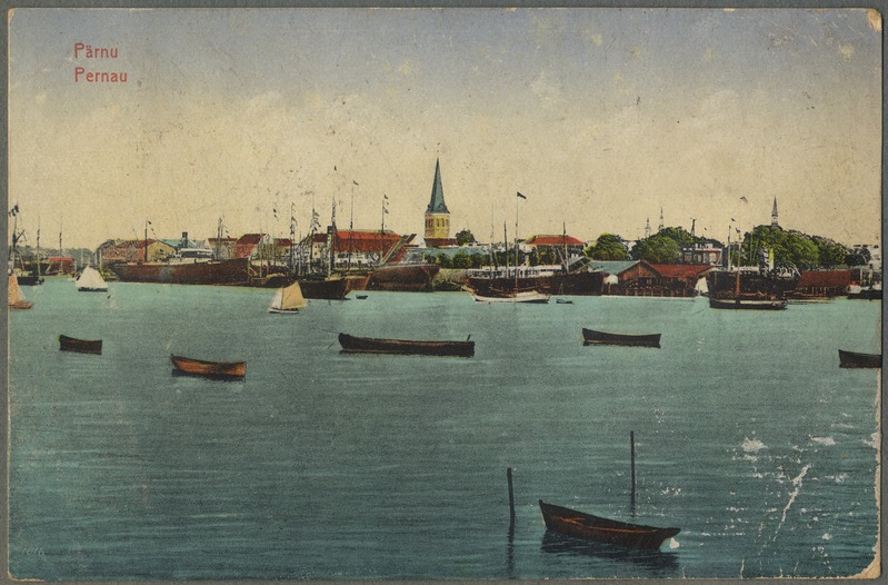 Postcard: Port of Pärnu