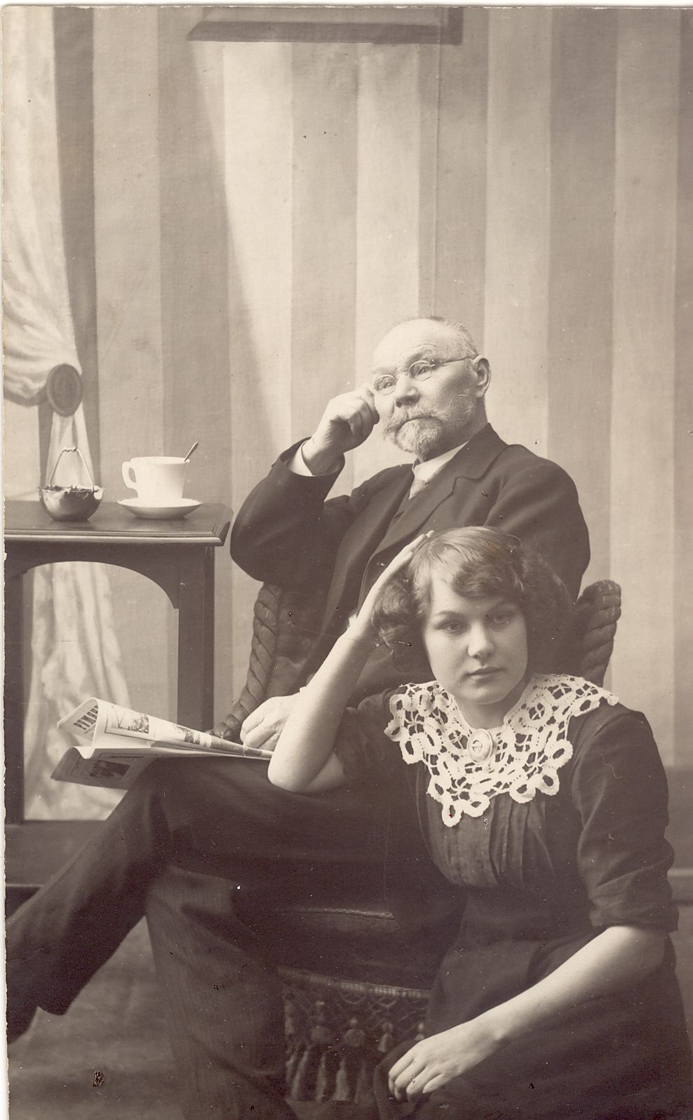 Liina Reiman koos isa Mihkel Põldega