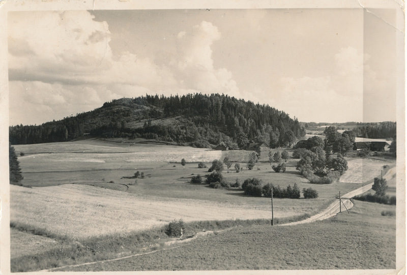 Fotopostkaart: Väike Munamägi Otepääl