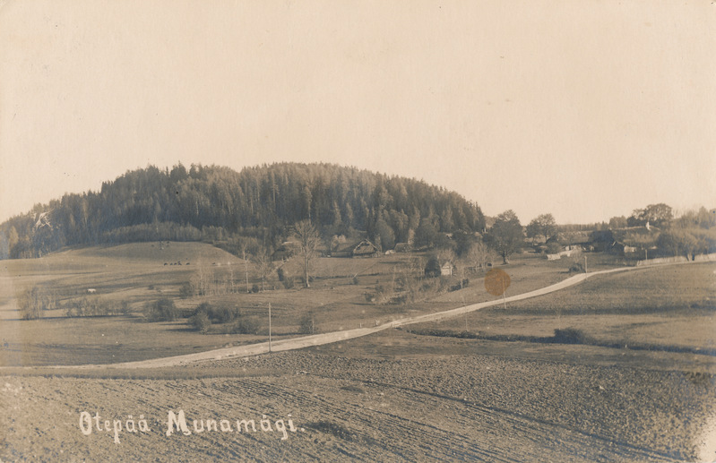 Vaade Väikesele Munamäele Otepääl.