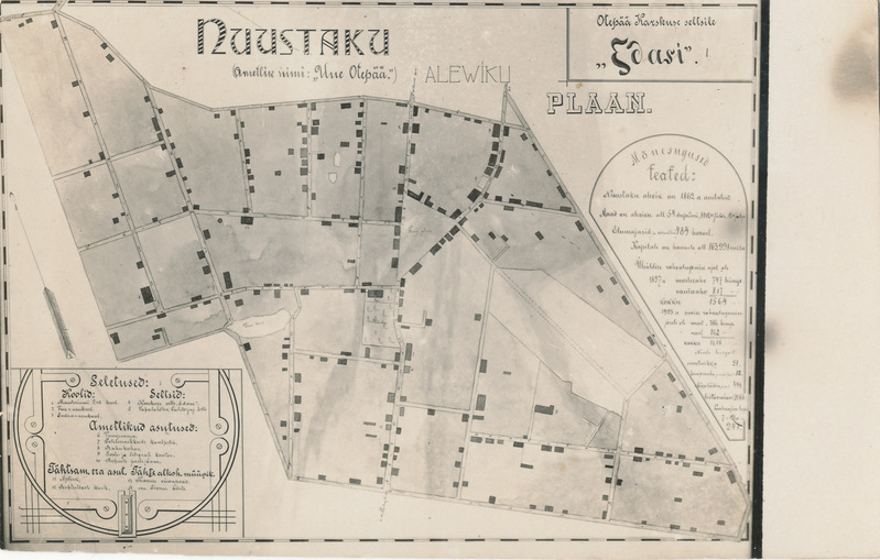 Fotopostkaart: Nuustaku plaan.