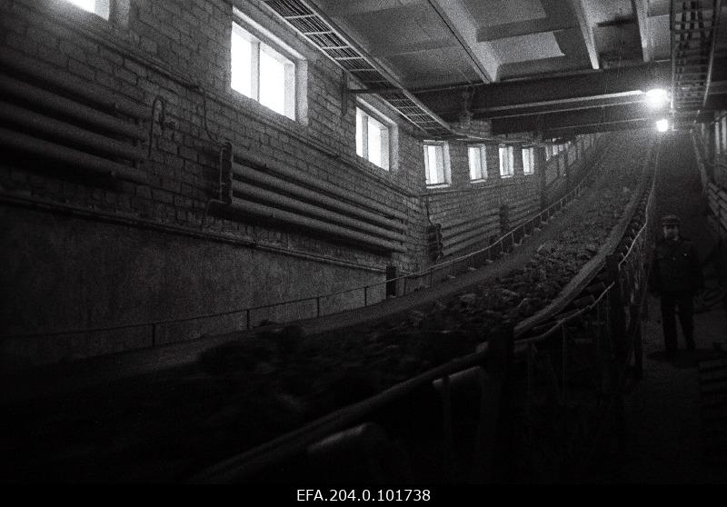 Main conveyor of the "Estonian Põlevkivi" mining.