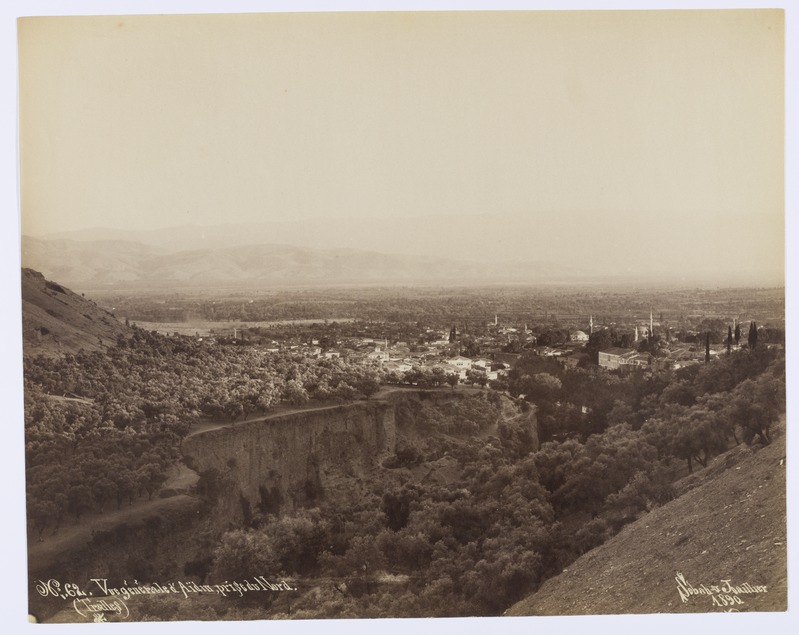 Aydini (Tralles) linna vaade põhjast Türgis