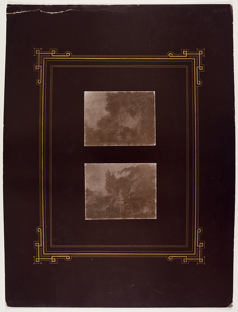 Kaks fotot erinevatest maastikumaalist (arvatavasti 17. saj. Madalmaade koolkond)