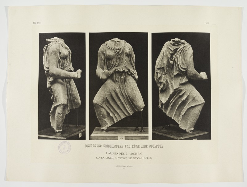 Jooksev tütarlaps. Skulptuur Ny-Carlsbergi glüptoteegis Kopenhaagenis