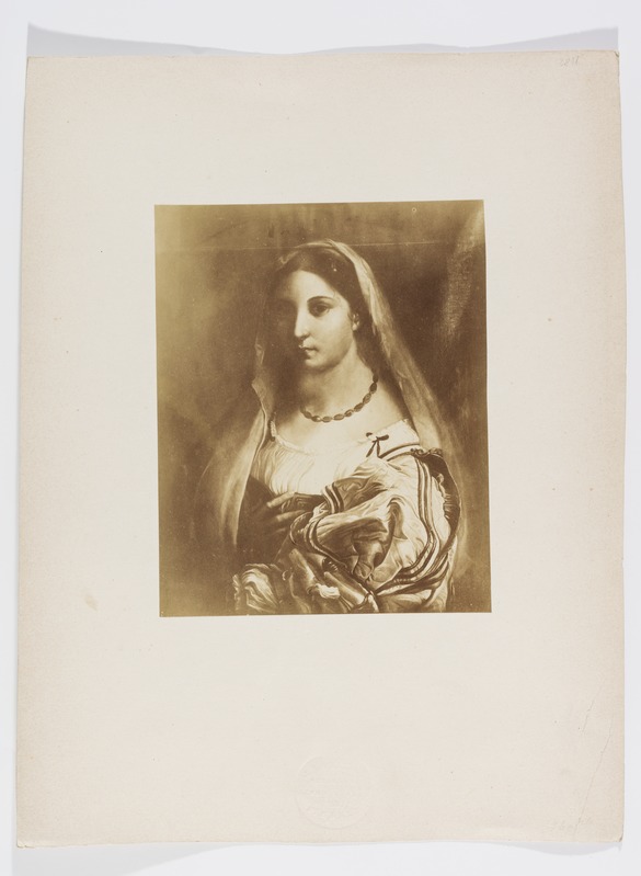 Naine looriga (La donna velata). Foto Raffaeli maalist