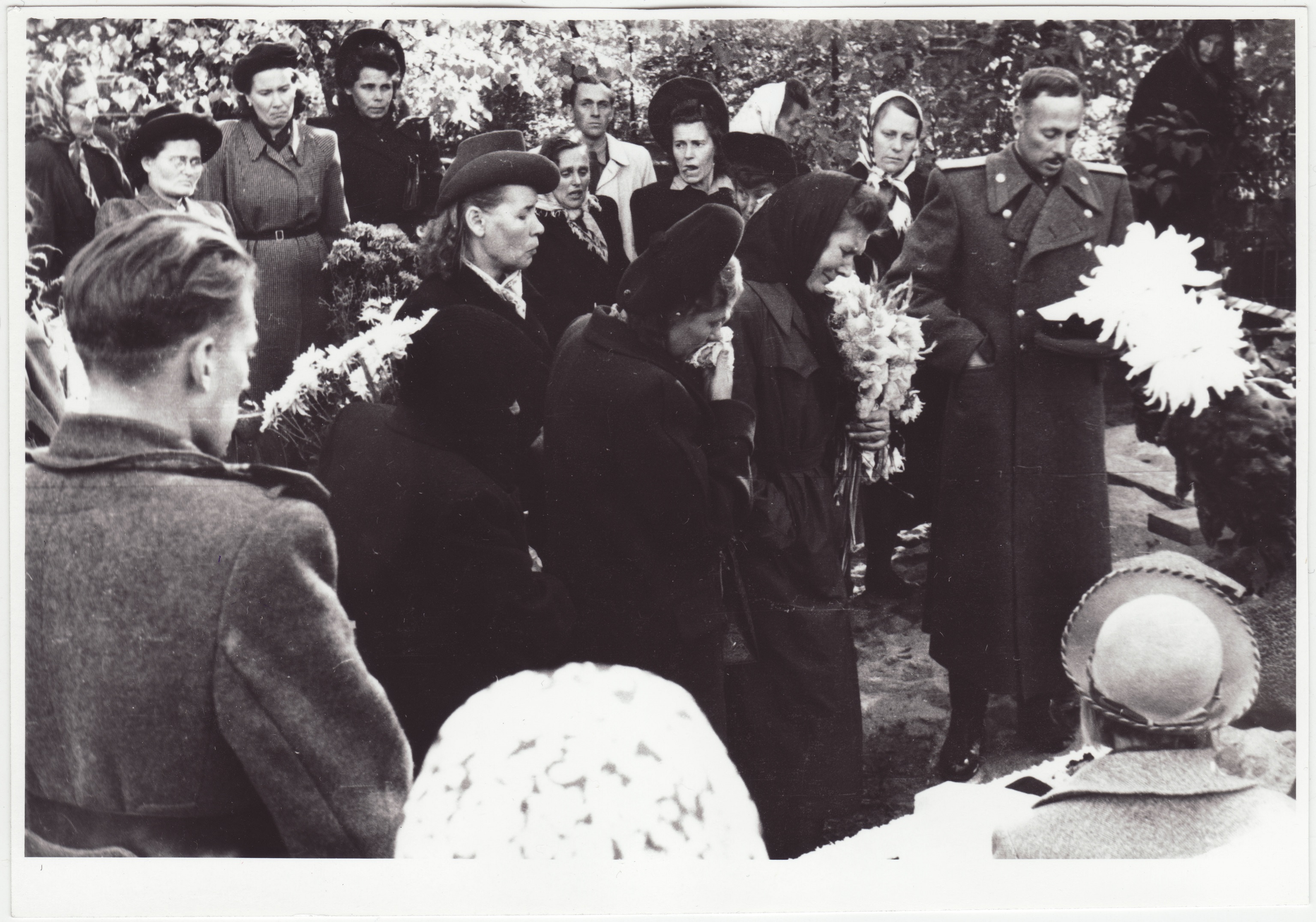 III ÜSTK tuletõrjuja Harold Raadiku matus, 1952.a.